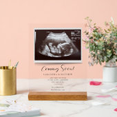 間もなく来のソノグラム妊娠の発表 アクリルサイン (ウェディング)