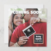 間もなく来のソーシャルメディアと超音波 案内状 (正面)