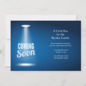 間もなく来の少年の妊娠の発表 案内状 (正面)