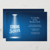 間もなく来の少年の妊娠の発表 案内状 (正面/裏面)