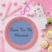 間もなく結婚します ペーパープレート (パーティー)