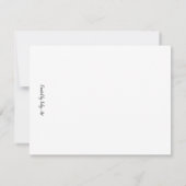 「間もなく結婚します」 結婚式の日程をお伝えします セーブザデート (裏面)