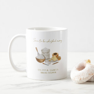 間もなく運び去られる花嫁のシャワー コーヒーマグカップ