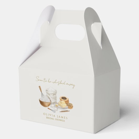 間もなく運び去られる花嫁のシャワー フェイバーボックス (正面)