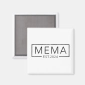 間もなくMema 2024母親の日Mema Est 2024 マグネット (正面/裏面)
