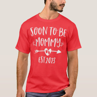 間もなくMommy Est 2023妊娠発表G Tシャツ