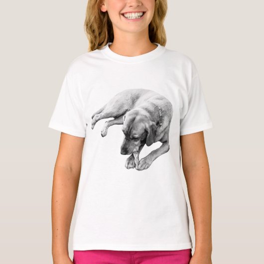 間よくはしゃぐ止 Tシャツ (正面)