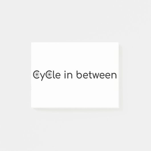 間を循環する ポストイット (正面)