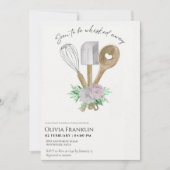 間エレガントもなくブライダルシャワー 招待状 (正面)