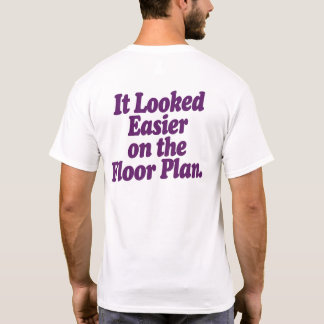 間取り図では簡単そうに見えた Tシャツ