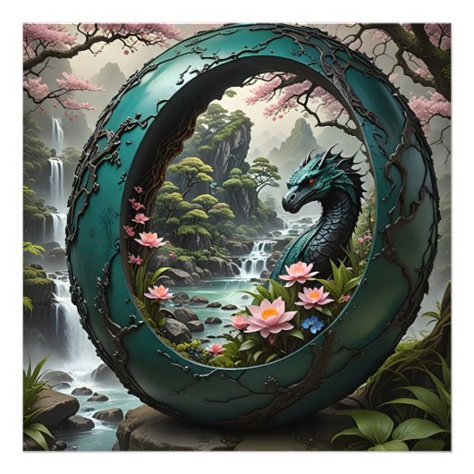 間失ったに合う。ドラゴン時代 フォトプリント            (正面)