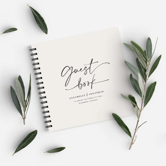 間引きゲストブックナチュラルクリミニマルーム ノートブック