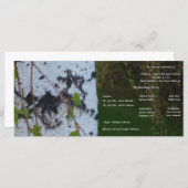 間引き樺の木結婚式 プログラム (正面/裏面)