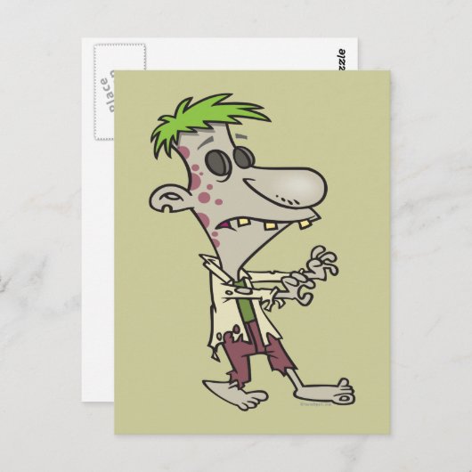 間抜けおっちょこちょいのゾンカートゥー ポストカード (正面/裏面)