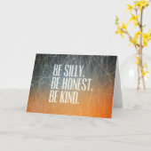 間抜けがあります正直が-やる気を起こさせるな引用文あって下さい カード (黄色い花)