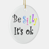 間抜けがそれあります良オーナメントがあって下さい セラミックオーナメント (右)