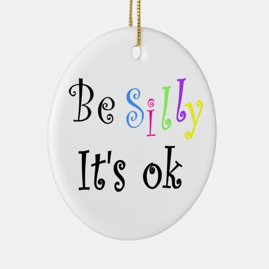 間抜けがそれあります良オーナメントがあって下さい セラミックオーナメント (右)