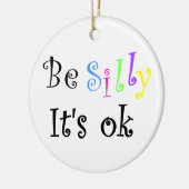 間抜けがそれあります良オーナメントがあって下さい セラミックオーナメント (左)