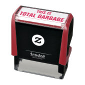 「間抜けこれは全ゴミだ」ゴム印 セルフインキングスタンプ (商品)