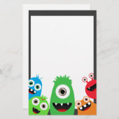 間抜けで小さいモンスター 便箋 (正面/裏面)