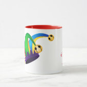 間抜けで幸せなコーヒー・マグ マグカップ (中央)