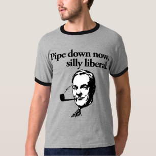、間抜けで自由主義のなワイシャツ今配管して下さい Tシャツ