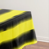 間抜けで黄色か黒い蜂そっくりのストライプなパターン テーブルクロス (インサイチュ)