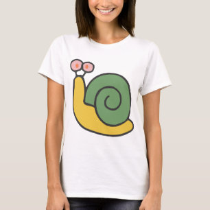 間抜けなかたつむり Tシャツ