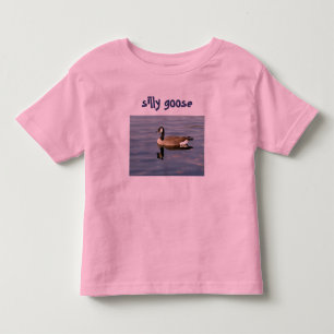 間抜けなガチョウの服装 トドラーTシャツ