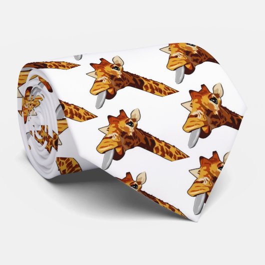 間抜けなキリン ネクタイ (ロール)