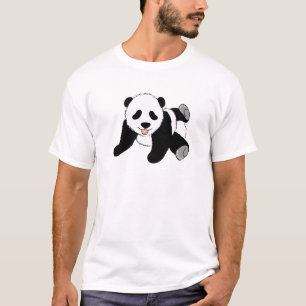 間抜けなパンダ Tシャツ