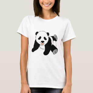 間抜けなパンダ Tシャツ