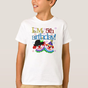 間抜けなピエロの第5誕生日 Tシャツ
