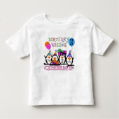 間抜けなペンギンの第3誕生日のTシャツおよびギフト トドラーTシャツ (正面)