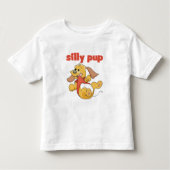間抜けな子犬のTシャツおよびギフト トドラーTシャツ (正面)