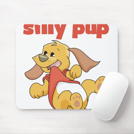 間抜けな子犬 マウスパッド (マウス)