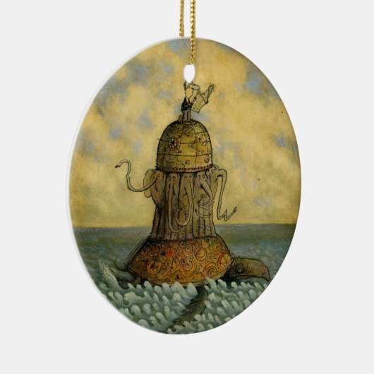 間抜けな宇宙論のオーナメント セラミックオーナメント (右)