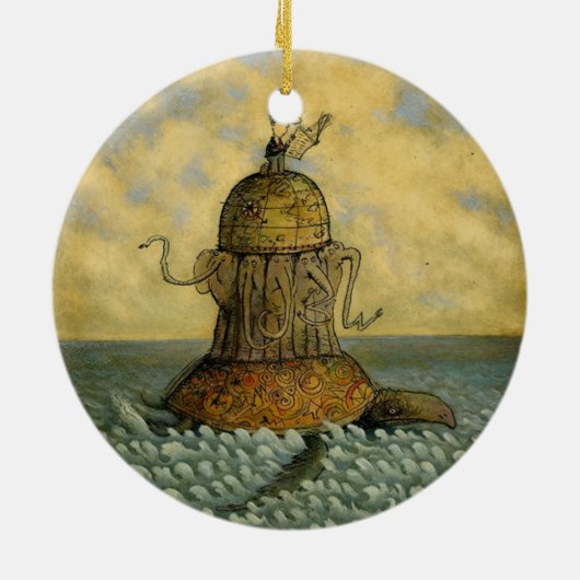 間抜けな宇宙論のオーナメント セラミックオーナメント (裏面)