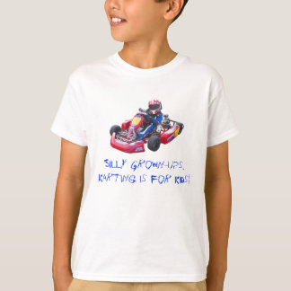 間抜けな成人の子供Kart Tシャツ