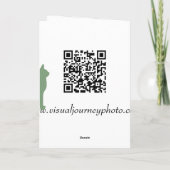 間抜けな猫のバースデー・カード カード (裏面)