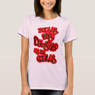 間抜けな男の子Dubstepは女の子のダンスクラブのワイシャツのためです Tシャツ