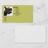 間抜けな馬の名刺 名刺 (正面/裏面)