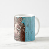 間抜けな馬及び納屋木マグ コーヒーマグカップ (正面右)