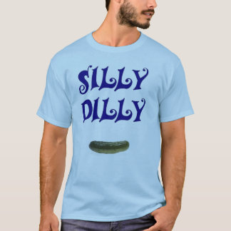 間抜けなDillyの青 Tシャツ