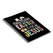 間抜けウサギの復活祭はイエスのかわいいバニー ノートブック (右側)