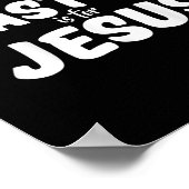 間抜けウサギの復活祭はイエスのためだ ポスター (角)