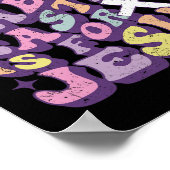 間抜けウサギの復活祭はイエスのために可愛いバニー・キリスト ポスター (角)