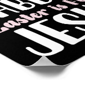 間抜けウサギの復活祭はイエスのイースター休暇だ ポスター (角)