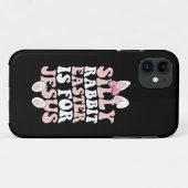 間抜けウサギの復活祭はイエス・イースターのグルービーのために Case-Mate iPhoneケース (裏面(横))