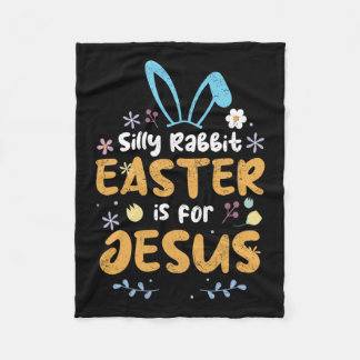 間抜けウサギの復活祭はイエス・キリスト教の復活祭 フリースブランケット